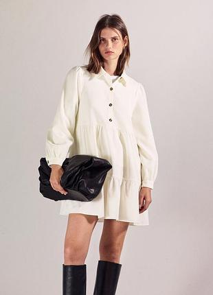 🤍 трендова вельветова сукня-міні zara