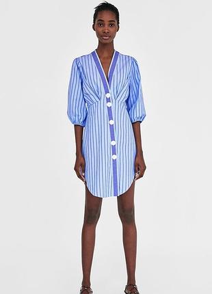 Рубашка zara, туника zara