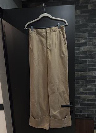Штани h&m брюки бежеві