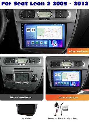 Не работает сенсор android 12 carplay/android auto для seat leon 2 2005-2012 9-дюйм gps fm rds dsp bluetooth 2