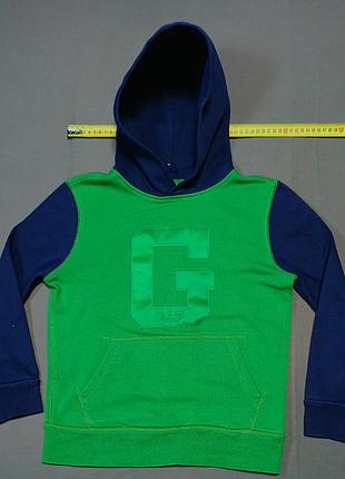 Плечі 39 см gap kids 
size  m(8)   зеленосинє дитяче  худі