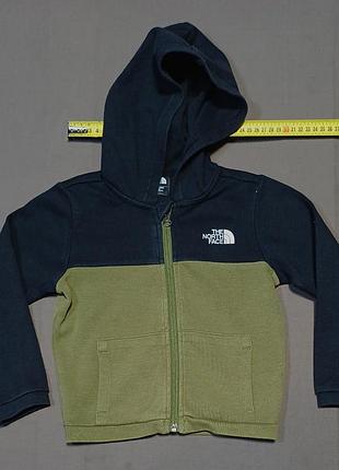 Плечі 28 см the north face 
size 3t/3b    чорне з хакі  дитяче  худі