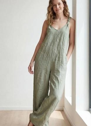 Лляний комбінезон, італія. one size.