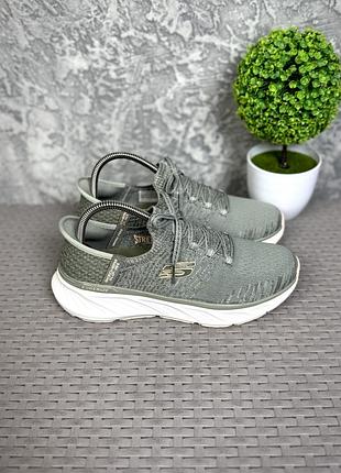 Skechers slip-ins кроссовки 37 размер женские спортивные серые