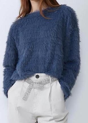 Пухнамтий светр zara