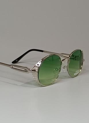 👓👓 овальные солнцезащитные очки в дизайнерской металлической оправе 👓👓