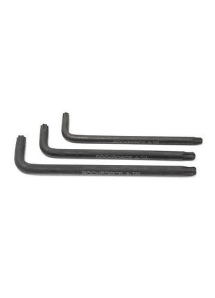 Ключ г-образный torx длинный с шаром t27 rockforce rf-76627bl