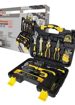 Набор инструментов 60 предметов 1/4"(6гр.)(4-13мм) forcekraft fk-2601