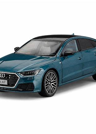 Машинка audi a7 1:24 металлическая модель авто со звуковыми и световыми эффектами, инерционный механизм