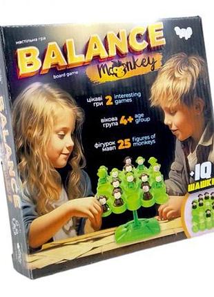 Настольная игра "balance monkey" + iq шашки