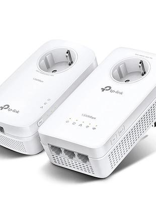 Комплект адаптерів powerline tp-link tl-wpa8631p kit 1300 мбіт/с 2шт