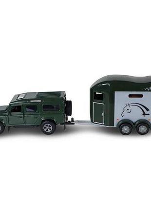 Ігровий набір - land rover (з причіпом і фігурками коней)