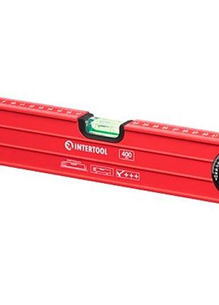 Рівень intertool 400 мм з поворотною капсулою (mt-1264)
