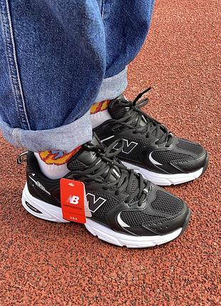 New balance 530 black white