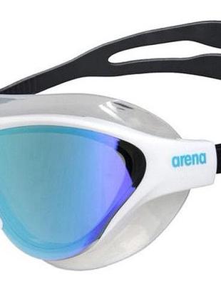 Очки для плавания arena the one mask mirror синий, белый, черный уни osfm