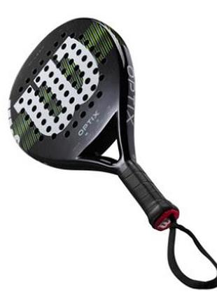 Ракетка для падел-тенісу wilson optix v1 black padel 2 (wr181611u2)