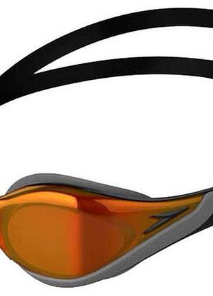 Очки для плавания speedo fastskin pure focus gog mir черный, красный уни osfm