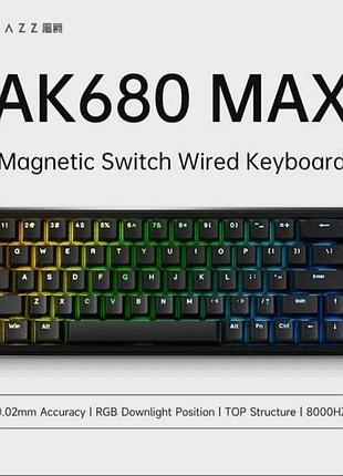 Ігрова механічна магнітна клавіатурa ajazz ak680 max