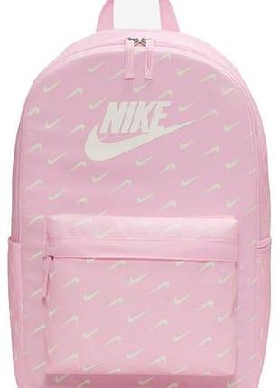 Рюкзак nike nk heritage bkpk - swoosh drop 25l рожевий жін 43 х 30.5 х 15 см