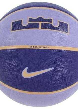 М’яч баскетбольний nike all court 8p 2.0 l james deflated violet size 7 (n.100.4368.509.07)