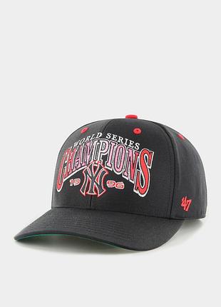 Кепка 47 brand dp yankees arch champ черный, зеленый уни osfa