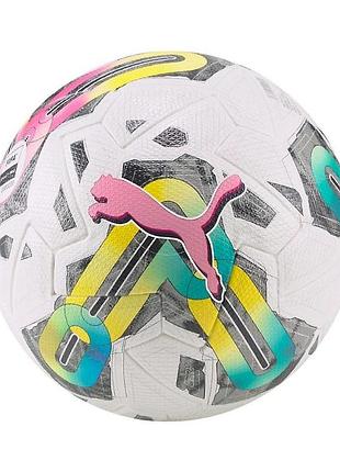 Мяч футбольный puma orbita 1tb (fifa quality pro) белый, розовый, мультиколор уни 5