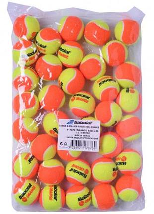 М'ячі для тенісу babolat orange 36 bag