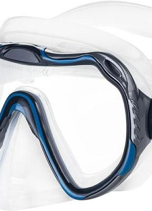 Маска для дайвинга aqua speed java 3099 синий, черный, прозрачный уни osfm