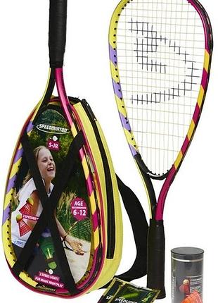 Набір speedminton set junior pink