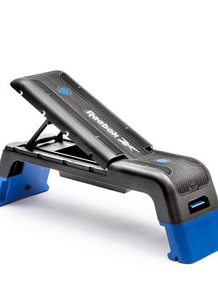 Степ-платформа reebok reebok deck синий 121,5 х 33,7 х 35 см (rap-15170bl)
