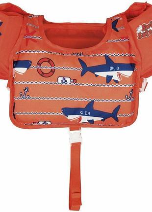 Жилет для плавания aqua speed swim pal 32174-75 оранжевый дит 57x28x14см