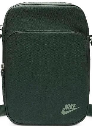Сумка на плечо nike nk heritage crossbody зеленый уни 23 х 15 х 7.5 см