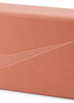 Блок для йоги nike yoga block коричневый уни osfm