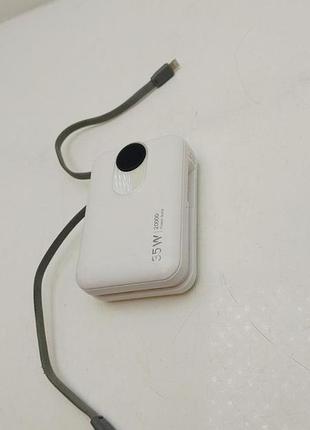 Павербанк з вбудованим кабелем 35зpb20 35w 20000mah (товар вживаний)