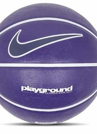 М’яч баскетбольний nike everyday playground 8p graphic deflated purple/white size 7
