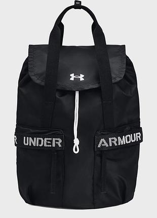 Рюкзак under armour favorite backpack черный жен 34x35x15 с