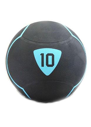 Медбол solid medicine ball черный 10кг (lp8110-10)