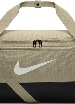 Сумка nike nk brsla s duff - 9.5 41l бежевый, черный уни 51 x 28 х 28 см (dm3976-253)
