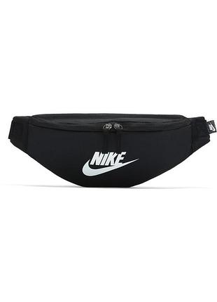 Сумка на пояс nike nk heritage waistpack черный 41х10х15см