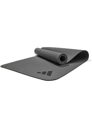 Коврик для йоги adidas yoga mat черный уни 173 х 61 х 0,4 см