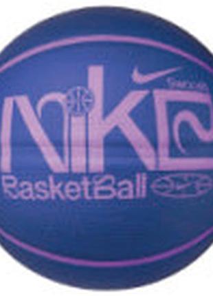 М'яч баскетбольний nike everyday playground 8p graphic deflated blue/pink size 5 (n.100.4371.429.05)