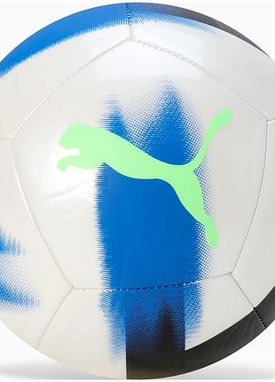 Мяч футбольный puma cage ball белый, синий уни 5