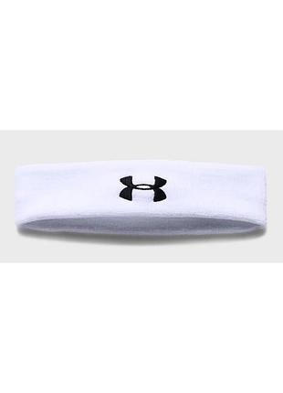 Пов'язка на голову under armour performance headband білий жіночий uni