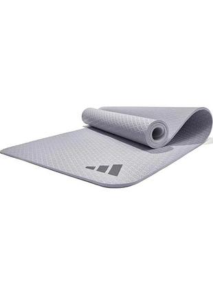 Коврик для йоги adidas yoga mat серый 183 х 61 х 1 см