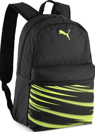 Рюкзак puma attacanto backpack 17l черный, желтый 44×30×13 см (091628-04)