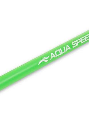Аквапалка для аквафітнесу надувна aqua speed inflatable pool noodle 60163 салатовий уні 160х11 см