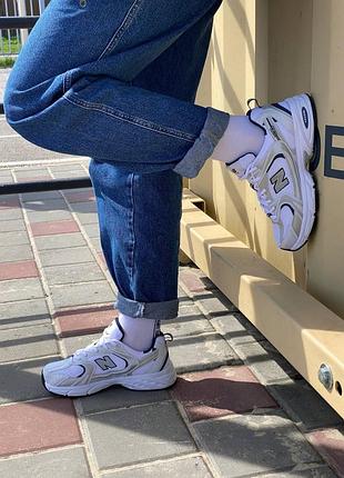New balance 530 white silver 5