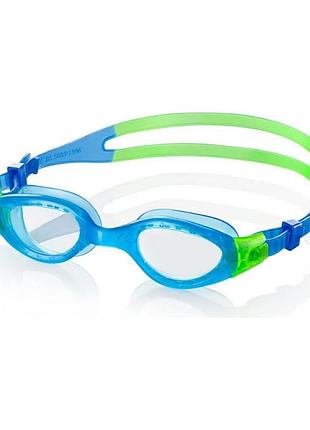 Очки для плавания aqua speed eta 642 синий, зеленый уни s