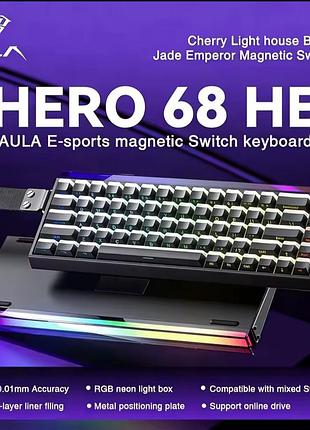 Aula hero 68he клавіатура з магнітним перемикачем rgb