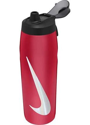 Бутылка nike refuel bottle locking lid 32 oz красный, белый, черный 946 мл (n.100.7670.640.32)